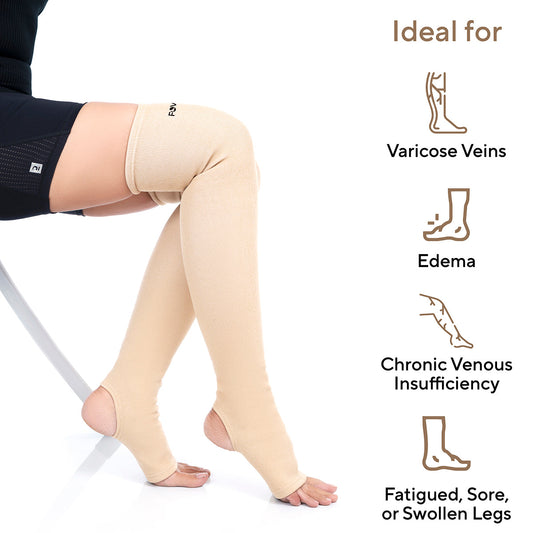 Varicose Veins Compression Stockings (Above Knee)