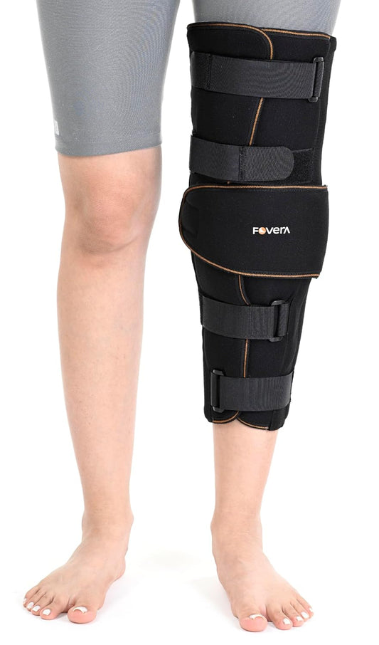 Knee Immobilizer Brace for Knee Support – Stabilizer Splint for Dislocation, Ligament Tear, & Injury Recovery