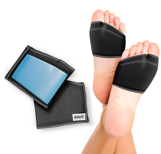 Gel Metatarsal Cotton Sleeves with Ball of Foot Cushion for Metatarsalgia Pain Relief