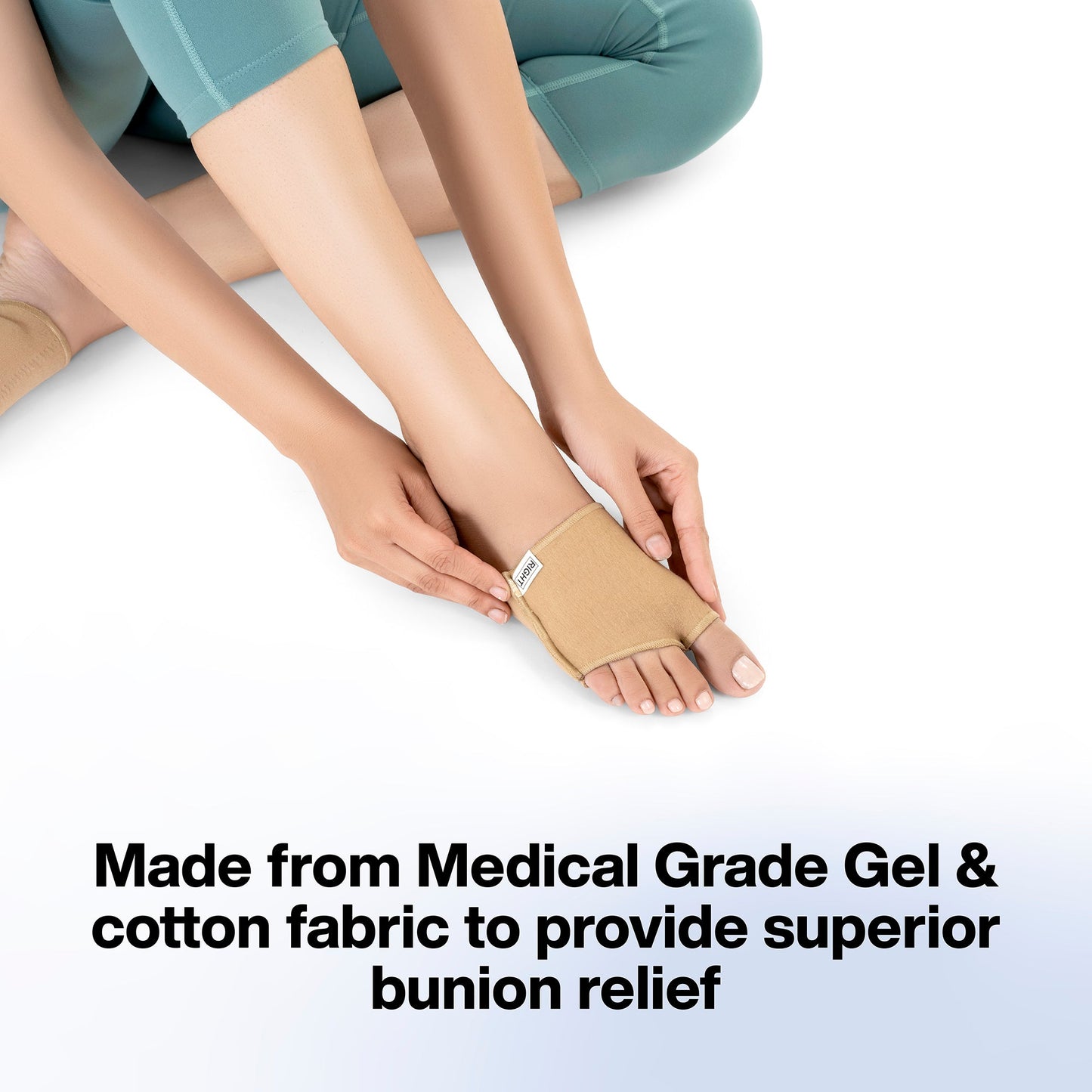 Gel Metatarsal Cotton Sleeves with Ball of Foot Cushion for Metatarsalgia Pain Relief