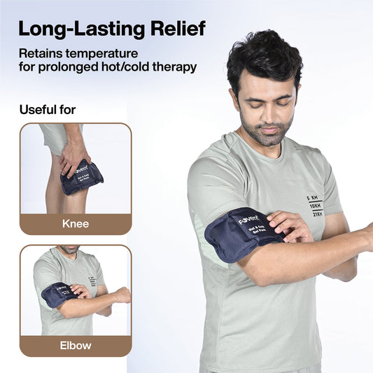 Reusable Hot & Cold Pack for Muscle Pain Relief & Injury