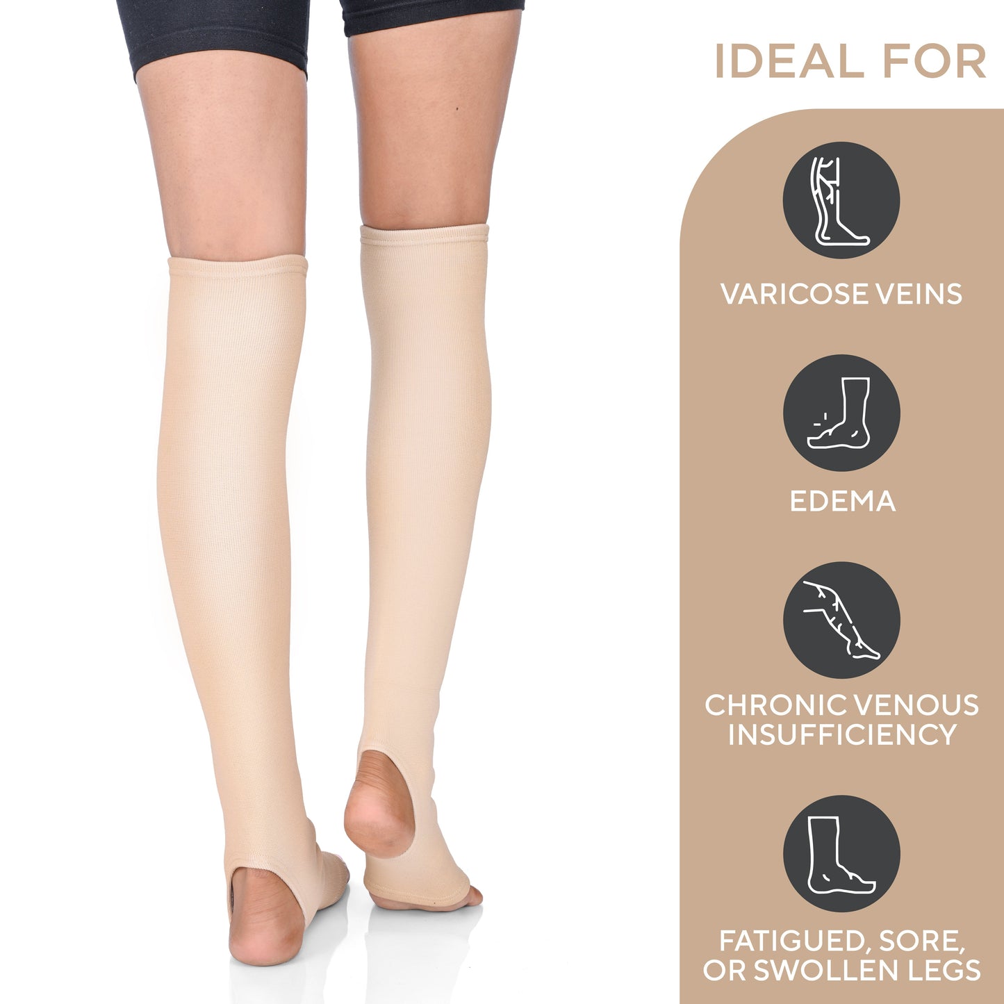 Varicose Veins Compression Stockings (Below Knee)
