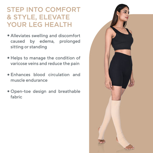 Varicose Veins Compression Stockings (Below Knee)
