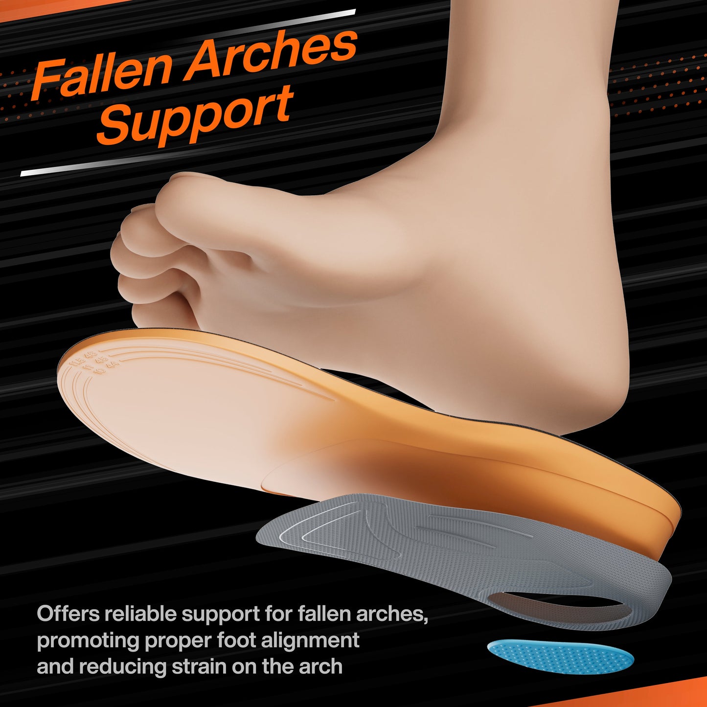 Low & Medium Arch Support PU Insole