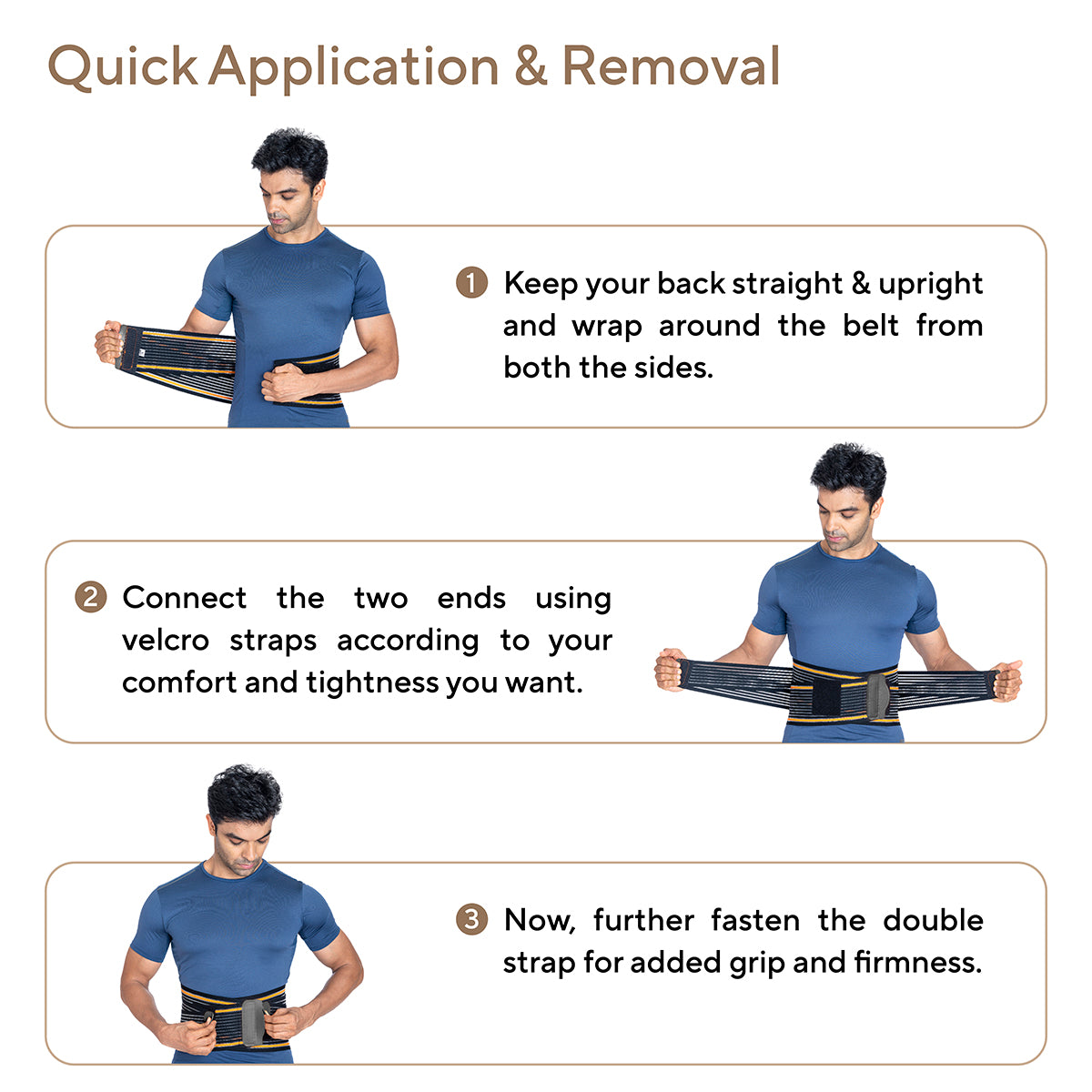 Contoured Lumbar Support Belt