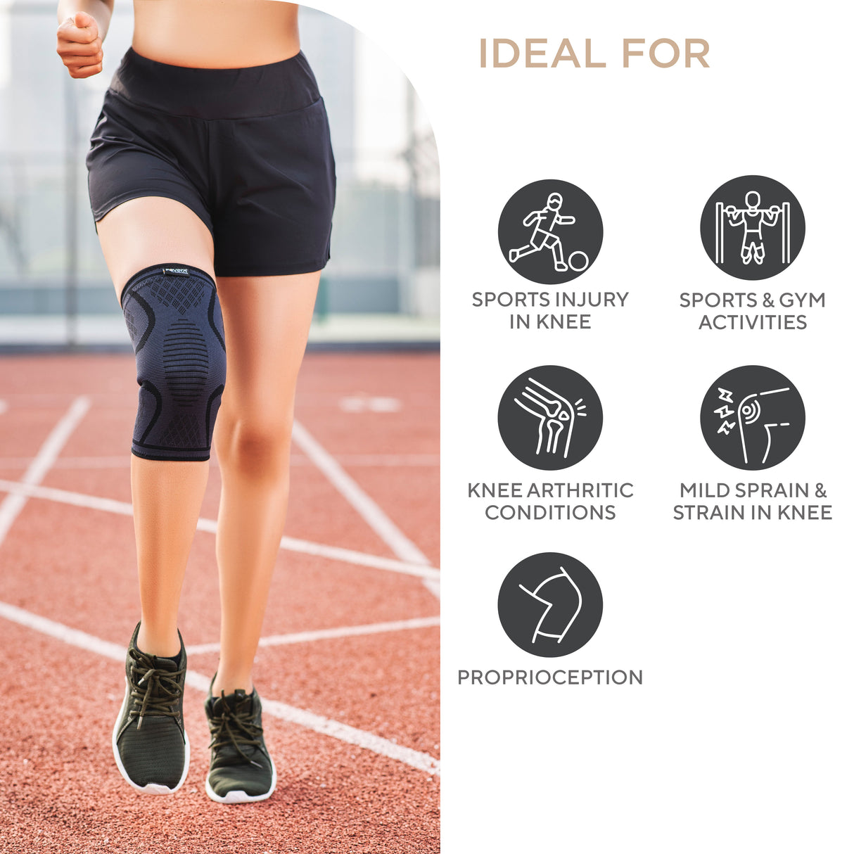 Sports Knee Cap Compression Support for Gym