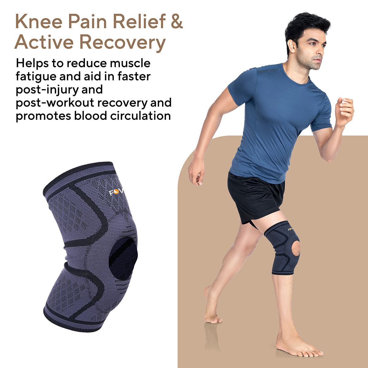 Open Patella Knee Caps Compression Support for Knee Pain Relief