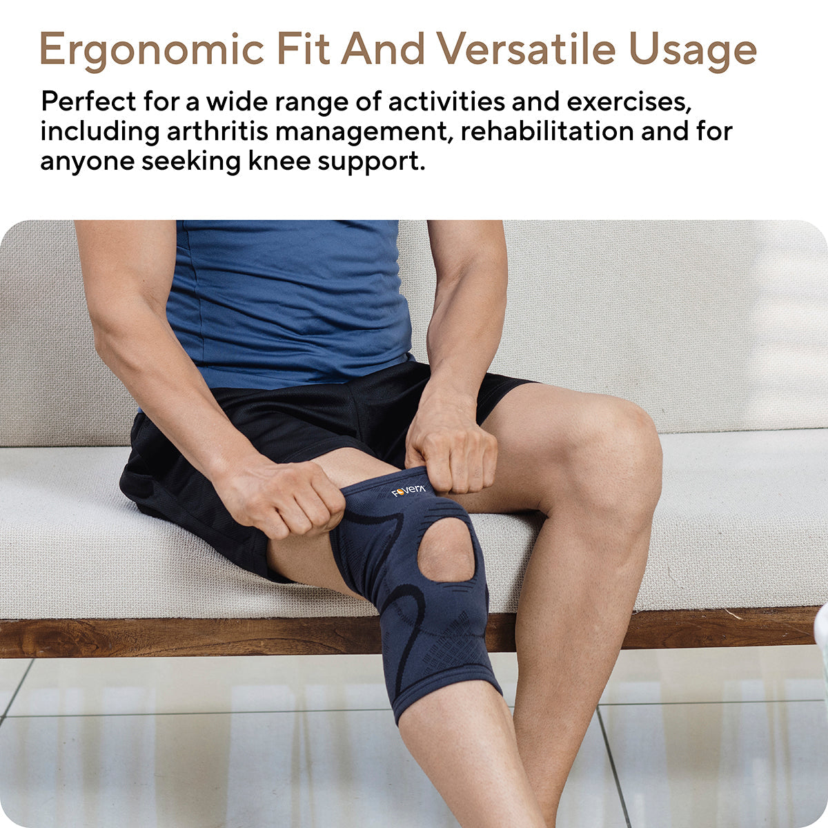 Open Patella Knee Caps Compression Support for Knee Pain Relief