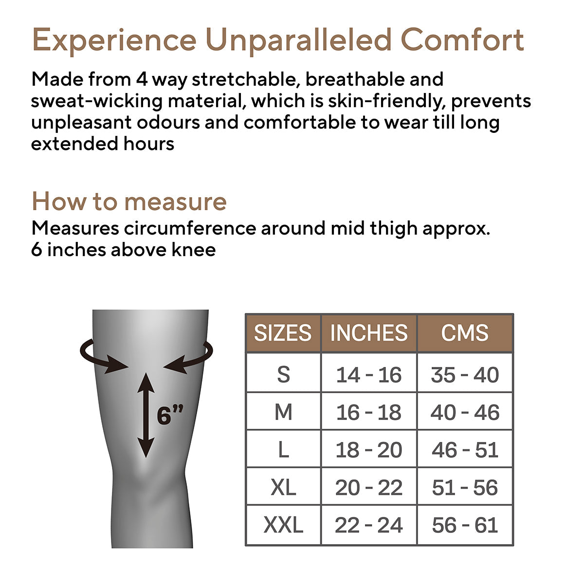Varicose Veins Compression Stockings (Above Knee)