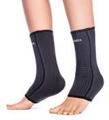 Ankle Compression Sleeve and Protector for Men & Women (1 Pair)